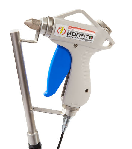 Pistola de aire ionizado de limpieza - AG-01 - Elettromeccanica Bonato sas - boquilla metálica