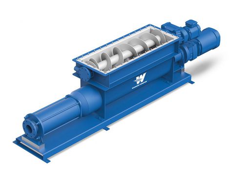Bomba de cavidad progresiva - KL-RUE - WANGEN PUMPS - para fangos / con motor eléctrico / autocebante