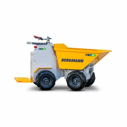 Mini-dúmper de ruedas - C301 series - bergmann-dumper - eléctrico / con batería / de descarga frontal