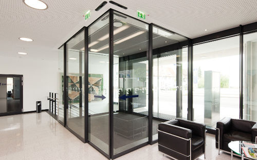 Sistema de puertas corredero - Slimdrive SLV - Geze GmbH - para interior / automático