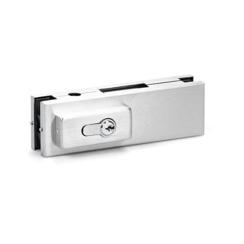Cerradura de llave - US 50 - Geze GmbH - para puerta batiente / de vitrinas / de acero inoxidable