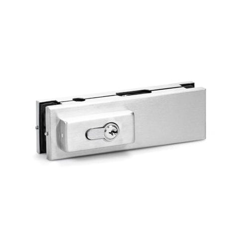 Cerradura de llave - US 50 RD - Geze GmbH - para puerta batiente / de vitrinas / de acero inoxidable