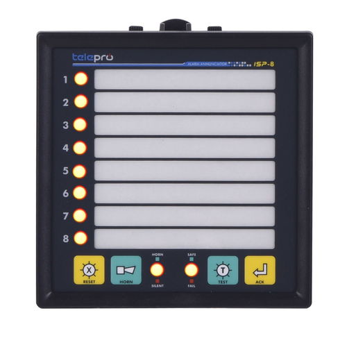 Anunciador de alarma programable - ISP-8-1 - Telepro Enerji ve Elektronik Sist.San. Tic. Ltd. St. - 8 entradas digitales