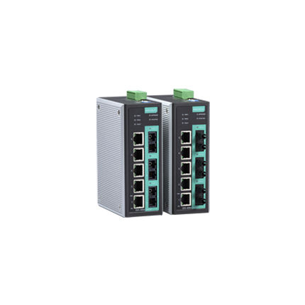 Conmutador Ethernet administrable - EDS-408A 3 - Moxa Europe - 8 puertos / de fibras ópticas