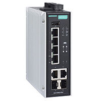 Conmutador Ethernet administrable - EDS-P506E-4PoE series - Moxa Europe - 6 puertos / 10/100BaseT(X) / gigabit