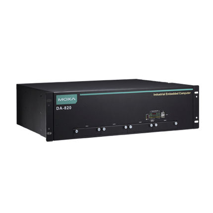 Computadora embarcada - DA-820 Series - Moxa Europe - Intel® Core i7 / SO-DIMM / USB 2.0