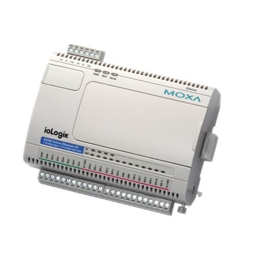 Módulo de E/S analógico - ioLogik E2242 - Moxa Europe - Modbus