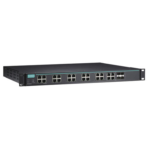 Conmutador Ethernet administrable - IKS-G6824 series - Moxa Europe - 24 puertos / gigabit / de nivel 3