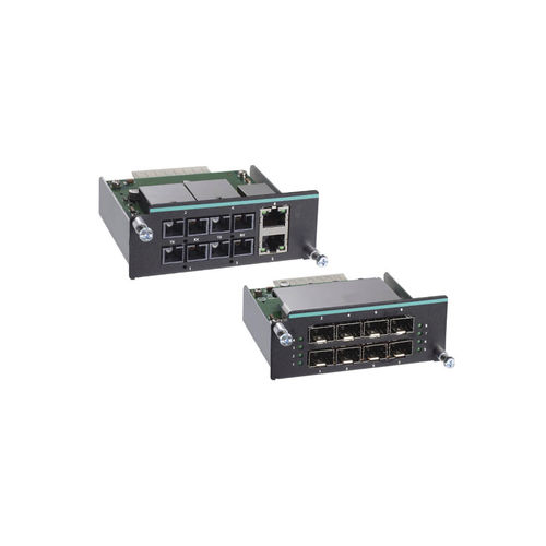 Conmutador Ethernet administrable - IM-6700 series - Moxa Europe - 8 puertos / en serie / de fibras ópticas