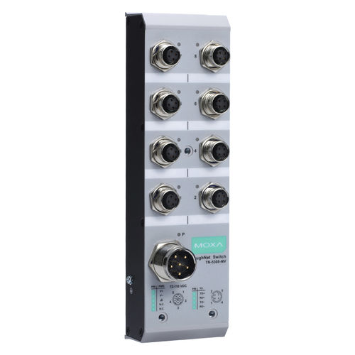 Conmutador Ethernet no administrable - TN-5308 series - Moxa Europe - 8 puertos / compacto / ultrarrobusto