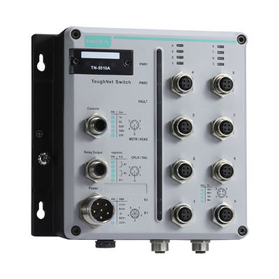 Conmutador Ethernet administrable - TN-5510 series - Moxa Europe - 12 puertos / gigabit / redundante