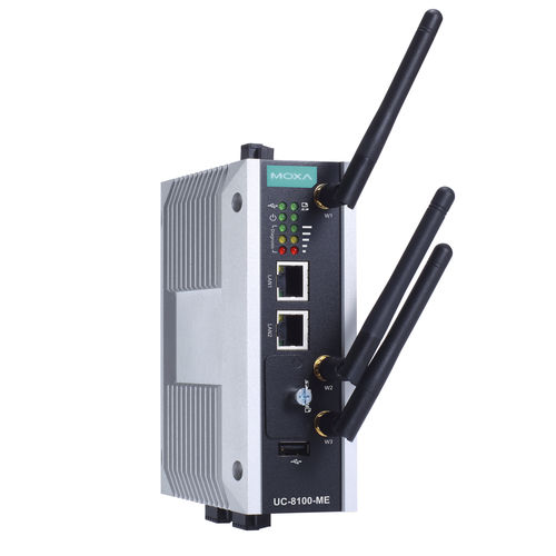 Computadora embarcada - UC-8100-ME-T Series - Moxa Europe - ARM Cortex-A8 / Mini PCIe / USB