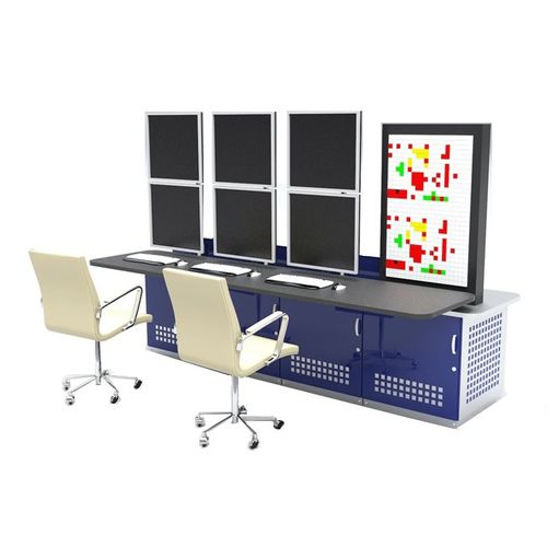 Puesto de trabajo para sala de control - 3000 series - Bosco srl - informático / ergonómico / electrónico