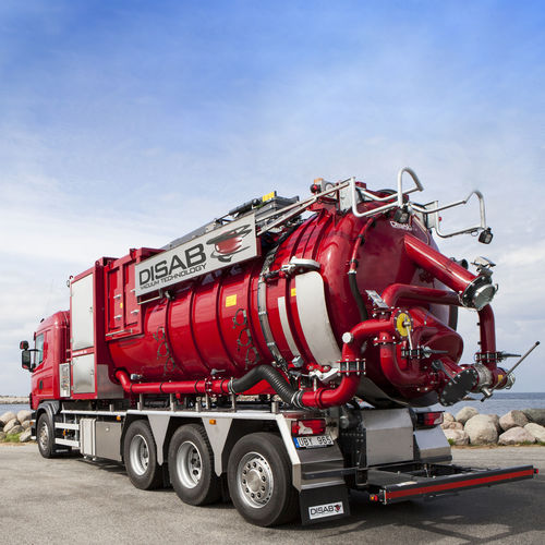 Camión de carga por aspiración - CENTURION™ P - DISAB Vacuum Technology - de 4 ejes / con motor diésel