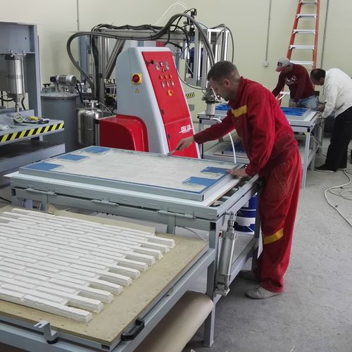 línea de producción de paneles murales decorativos - OSV