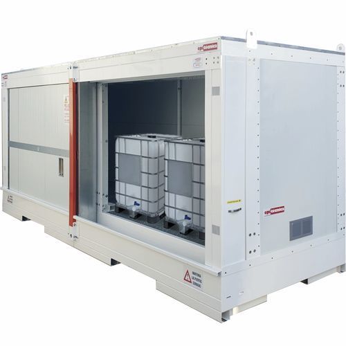 Armario para contenedores - 72760 - EPITECNICA EUROPA, S.L. - de protección / con patas / de puertas correderas
