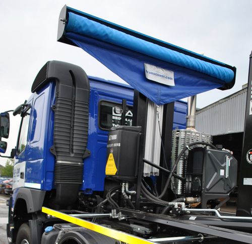Sistema de enlonado neumático - HYCOVER - Transcover - de aluminio