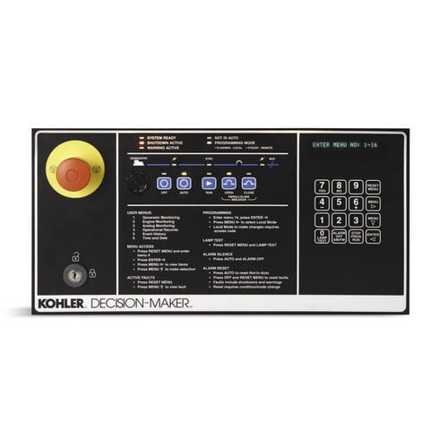 Controlador para grupo electrógeno paralelo - Decision-Maker 6000 - KOHLER POWER SYSTEMS