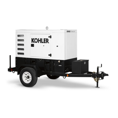 Grupo electrógeno diésel - 35REOZT4 - KOHLER POWER SYSTEMS - monofásico / remolcable / 50 Hz