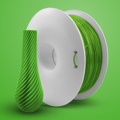Filamento de PLA para impresora 3D - Fiberlogy - 1,75 mm / 2,85 mm / verde