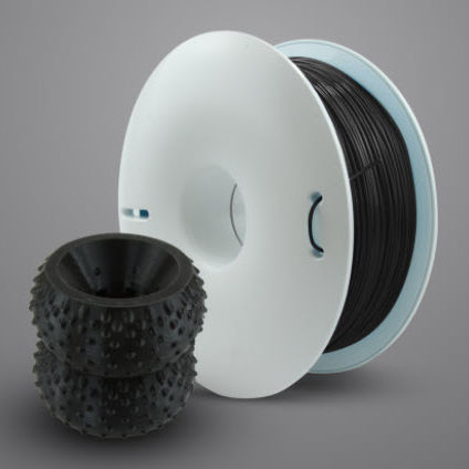 Filamento de PLA para impresora 3D - FIBERFLEX 40D - Fiberlogy - 1,75 mm / 2,85 mm / negro
