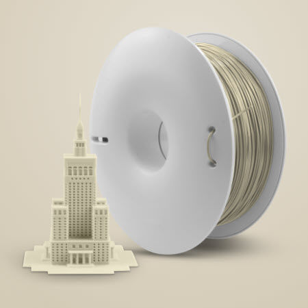 Filamento de PLA para impresora 3D - Fiberlogy - 1,75 mm / 2,85 mm / blanco