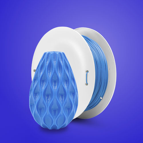 Filamento de PLA para impresora 3D - FiberSmooth - Fiberlogy - 1,75 mm / negro / azul
