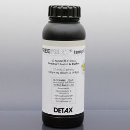 Resina para impresora 3D de polímero - Freeprint® temp series - DETAX - beis / para odontología / médica