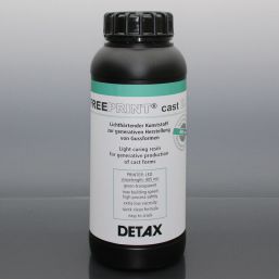 Resina para impresora 3D de silicona - Freeprint® cast 2.0 - DETAX - azul / para prótesis auditivas