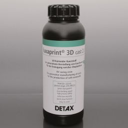 Resina para impresora 3D de silicona - Luxaprint® 3D cast 2.0 - DETAX - verde / para prótesis auditivas