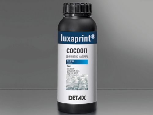 Resina para impresora 3D para la fabricación de moldes - luxaprint® cocoon - DETAX - para prótesis auditivas