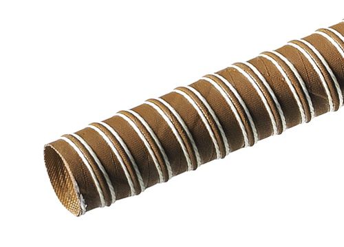 Conducto de aire flexible - SILDUCT 2S - IPL SPA - de hilo metálico / de tejido de vidrio recubierto de silicona / para ventilación