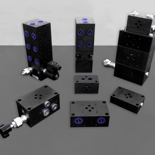 Manifold de hierro fundido - EUROFLUID HYDRAULIC SRL - multivía / para aplicaciones hidráulicas / para electroválvula