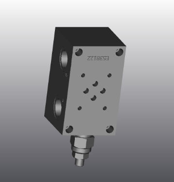 Bloque perforado hidráulico de 4 vías - ES3B12Z - EUROFLUID HYDRAULIC SRL - de hierro fundido / Cetop 3