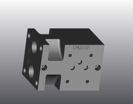Bloque perforado hidráulico multivía - EM223R - EUROFLUID HYDRAULIC SRL - de hierro fundido / Cetop 3