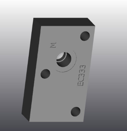 Placa de apoyo de hierro fundido - EC333 - EUROFLUID HYDRAULIC SRL - rectangular / Cetop 3 / hidráulica