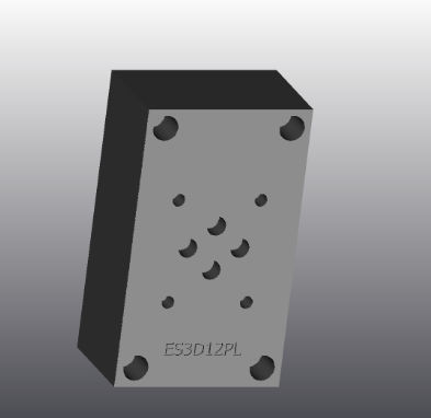 Bloque hidráulico de 4 vías - ES3D12PL - EUROFLUID HYDRAULIC SRL - de hierro fundido / Cetop 3