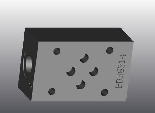 Bloque hidráulico de 4 vías - EB363 - EUROFLUID HYDRAULIC SRL - de hierro fundido / Cetop 3