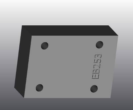 Placa de apoyo modular - EB253 - EUROFLUID HYDRAULIC SRL - de hierro fundido / rectangular / Cetop 3
