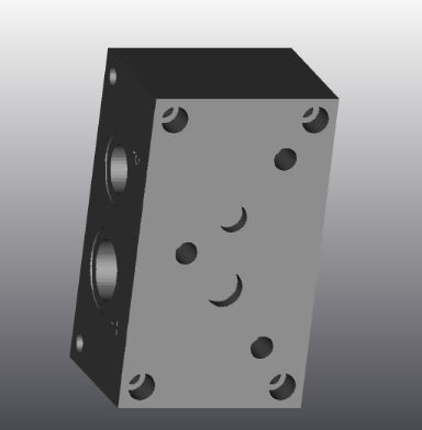 Bloque perforado hidráulico multivía - EC3B3 - EUROFLUID HYDRAULIC SRL - de hierro fundido / Cetop 3