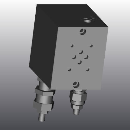 Bloque hidráulico de 4 vías - ET203 - EUROFLUID HYDRAULIC SRL - de hierro fundido / Cetop 3