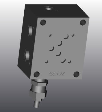 Manifold de 4 vías - ES5B12Z - EUROFLUID HYDRAULIC SRL - de hierro fundido / Cetop 5