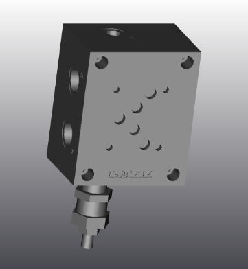 Manifold de 4 vías - ES5B12LLZ - EUROFLUID HYDRAULIC SRL - de hierro fundido / Cetop 5