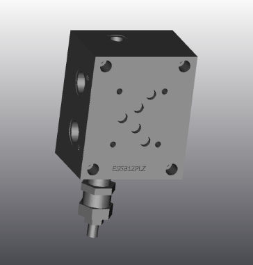 Manifold de 4 vías - ES5B12PLZ - EUROFLUID HYDRAULIC SRL - fundición / Cetop 5