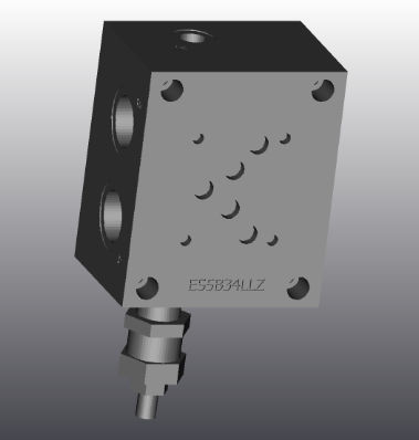 Manifold de 4 vías - ES5B34LLZ - EUROFLUID HYDRAULIC SRL - de hierro fundido / Cetop 5