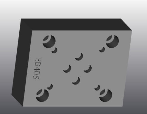 Placa de apoyo de hierro fundido - EB405 - EUROFLUID HYDRAULIC SRL - Cetop 3 / Cetop 5 / hidráulica