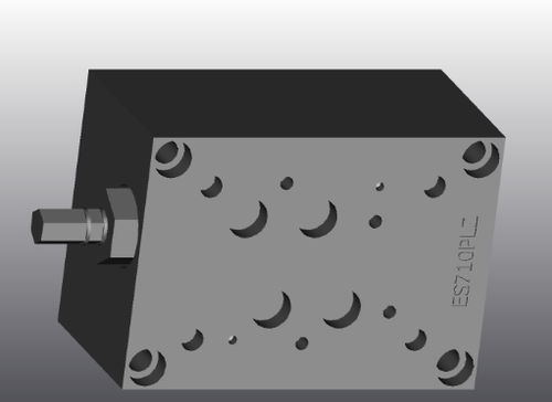 Bloque hidráulico de 4 vías - ES710PLZ - EUROFLUID HYDRAULIC SRL - de hierro fundido / Cetop 7