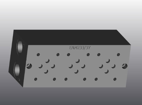 Bloque hidráulico de 2 vías - EAM233/Y - EUROFLUID HYDRAULIC SRL - aluminio / Cetop 3