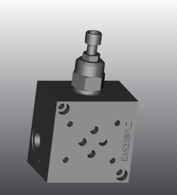 Manifold de 4 vías - EAS338PLZ - EUROFLUID HYDRAULIC SRL - de aluminio / para electroválvula / Cetop 3