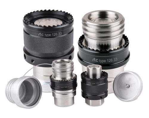 Racor hidráulico - 126 series - RTC Couplings GmbH - rápido / de caucho nitrilo / de acero inoxidable